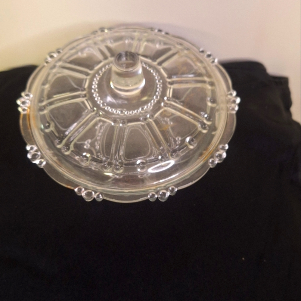 Glass Candy Dish 7.5"